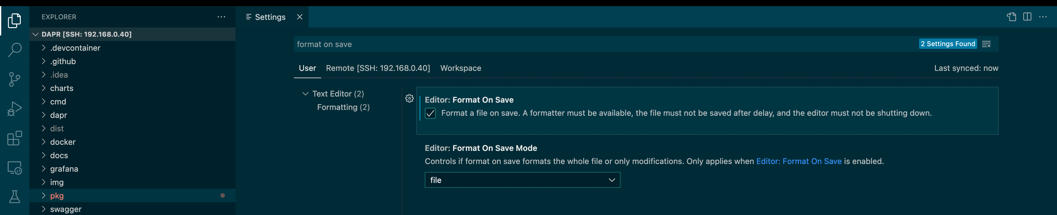 vscode-format-on-save